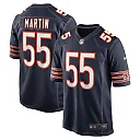 Zennovawear Men's Chicago Bears Jacob Martin Navy Game Jersey