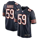 Zennovawear Men's Chicago Bears Jalen Harris Navy Team Game Jersey
