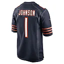 Zennovawear Men's Chicago Bears Jaylon Johnson Navy Game Jersey