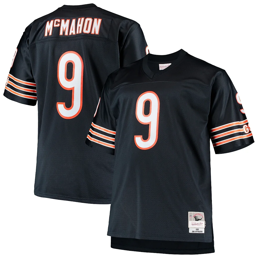 Zennovawear Men's Chicago Bears Jim McMahon Mitchell & Ness Navy Big & Tall 1985 Retired Player Jersey