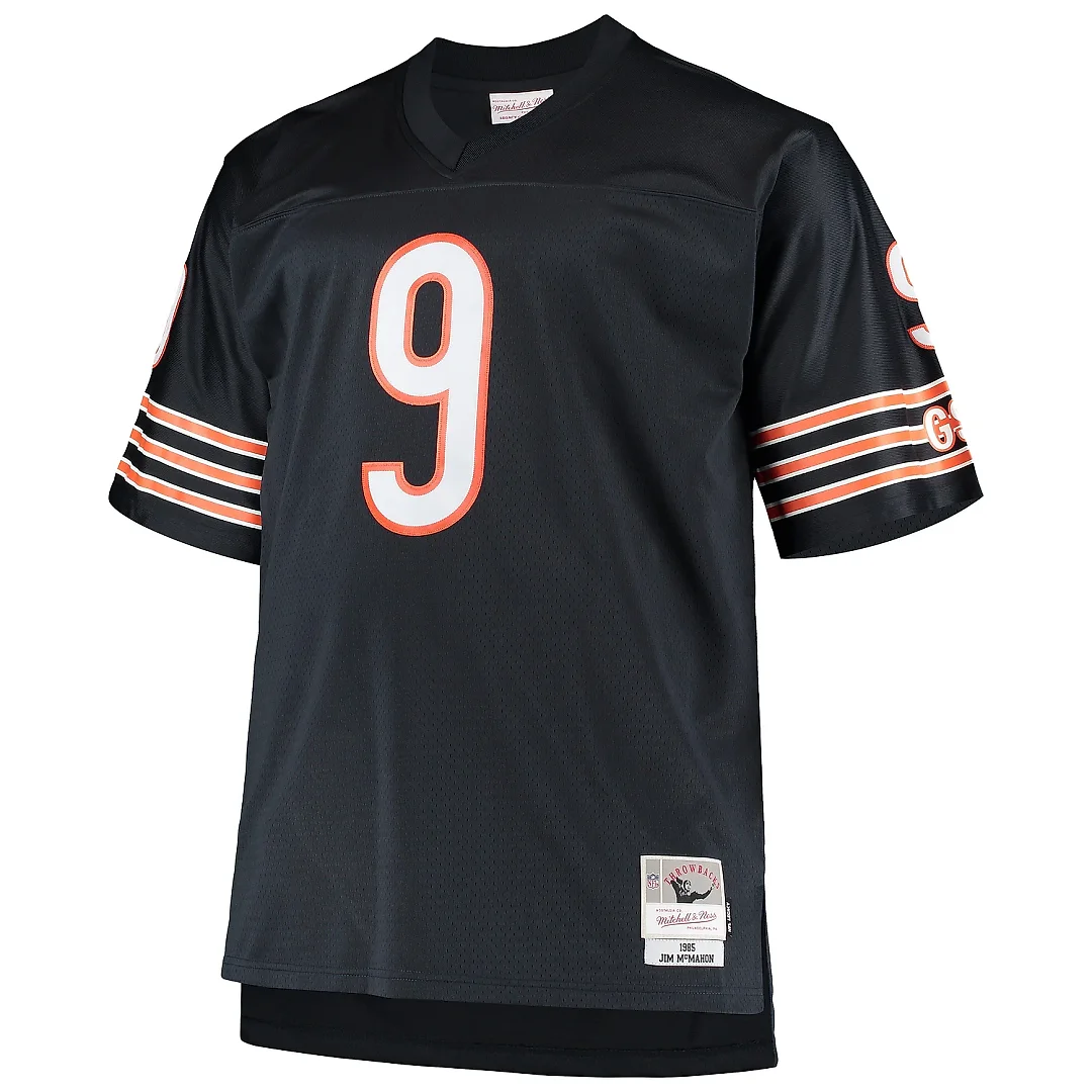 Zennovawear Men's Chicago Bears Jim McMahon Mitchell & Ness Navy Big & Tall 1985 Retired Player Jersey