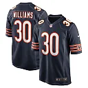Zennovawear Men's Chicago Bears Joejuan Williams Navy Game Jersey