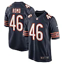 Zennovawear Men's Chicago Bears John Parker Romo Navy Team Game Jersey