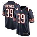 Zennovawear Men's Chicago Bears Josh Blackwell Navy Game Player Jersey