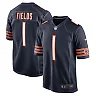 Zennovawear Men's Chicago Bears Justin Fields Navy Player Game Jersey