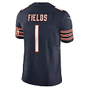 Zennovawear Men's Chicago Bears Justin Fields Navy Vapor F.U.S.E. Limited Jersey