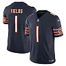 Zennovawear Men's Chicago Bears Justin Fields Navy Vapor F.U.S.E. Limited Jersey