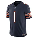 Zennovawear Men's Chicago Bears Justin Fields Navy Vapor F.U.S.E. Limited Jersey