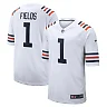 Zennovawear Men's Chicago Bears Justin Fields White Alternate Classic Game Jersey