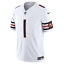 Zennovawear Men's Chicago Bears Justin Fields White Vapor F.U.S.E. Limited Jersey