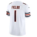 Zennovawear Men's Chicago Bears Justin Fields White Vapor F.U.S.E. Limited Jersey