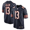 Zennovawear Men's Chicago Bears Keenan Allen Navy Team Game Jersey