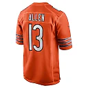 Zennovawear Men's Chicago Bears Keenan Allen Orange Alternate Game Jersey