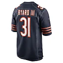 Zennovawear Men's Chicago Bears Kevin Byard III Navy Game Jersey