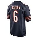 Zennovawear Men's Chicago Bears Kyler Gordon Navy Game Player Jersey