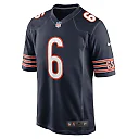 Zennovawear Men's Chicago Bears Kyler Gordon Navy Game Player Jersey
