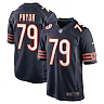 Zennovawear Men's Chicago Bears Matt Pryor Navy Game Jersey