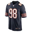 Zennovawear Men's Chicago Bears Montez Sweat Navy Game Jersey