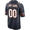Zennovawear Men's Chicago Bears Navy Custom Game Jersey