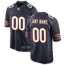 Zennovawear Men's Chicago Bears Navy Custom Game Jersey