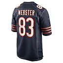 Zennovawear Men's Chicago Bears Nsimba Webster Navy Team Game Jersey