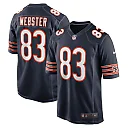Zennovawear Men's Chicago Bears Nsimba Webster Navy Team Game Jersey