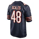 Zennovawear Men's Chicago Bears Patrick Scales Navy Game Jersey