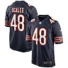 Zennovawear Men's Chicago Bears Patrick Scales Navy Game Jersey