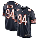 Zennovawear Men's Chicago Bears Rasheem Green Navy Game Jersey