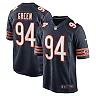 Zennovawear Men's Chicago Bears Rasheem Green Navy Game Jersey