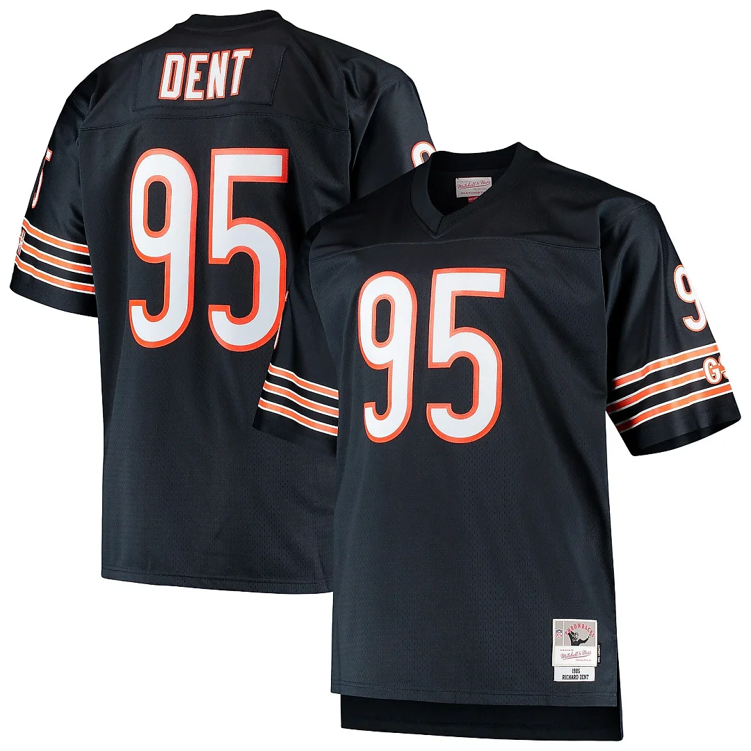 Zennovawear Men's Chicago Bears Richard Dent Mitchell & Ness Navy Big & Tall 1985 Retired Player Jersey