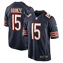 Zennovawear Men's Chicago Bears Rome Odunze Navy Player Game Jersey