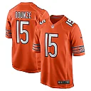 Zennovawear Men's Chicago Bears Rome Odunze Orange Alternate Game Jersey