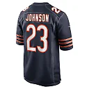 Zennovawear Men's Chicago Bears Roschon Johnson Navy Team Game Jersey
