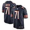 Zennovawear Men's Chicago Bears Ryan Bates Navy Game Jersey