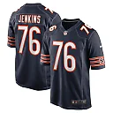 Zennovawear Men's Chicago Bears Teven Jenkins Navy Game Jersey