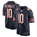 Zennovawear Men's Chicago Bears Trace McSorley Navy Team Game Jersey
