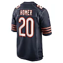 Zennovawear Men's Chicago Bears Travis Homer Navy Game Player Jersey