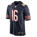 Zennovawear Men's Chicago Bears Trenton Gill Navy Game Player Jersey