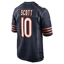 Zennovawear Men's Chicago Bears Tyler Scott Navy Game Jersey