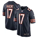 Zennovawear Men's Chicago Bears Tyson Bagent Navy Game Jersey