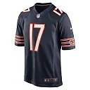 Zennovawear Men's Chicago Bears Tyson Bagent Navy Game Jersey