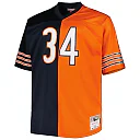 Zennovawear Men's Chicago Bears Walter Payton Mitchell & Ness Navy/Orange Big & Tall Split Legacy Retired Player Jersey
