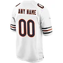 Zennovawear Men's Chicago Bears White Custom Game Jersey