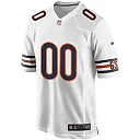 Zennovawear Men's Chicago Bears White Custom Game Jersey