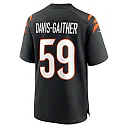 Zennovawear Men's Cincinnati Bengals Akeem Davis-Gaither Black Game Player Jersey
