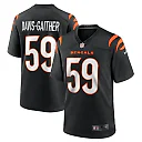Zennovawear Men's Cincinnati Bengals Akeem Davis-Gaither Black Game Player Jersey