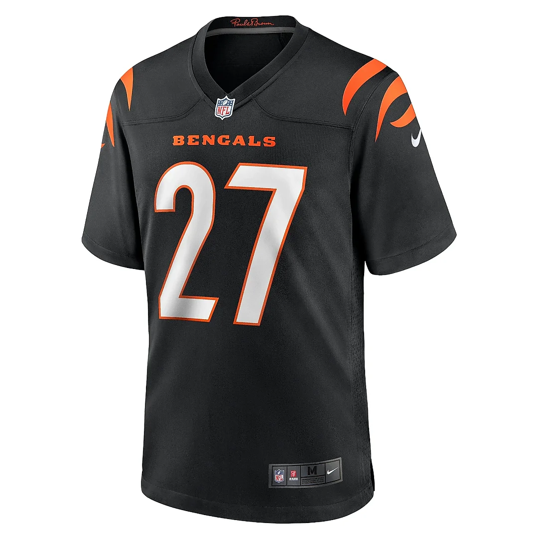 Zennovawear Men's Cincinnati Bengals Battle Black Team Game Jersey