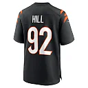 Zennovawear Men's Cincinnati Bengals B.J. Hill Black Game Jersey