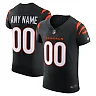 Zennovawear Men's Cincinnati Bengals Black Team Vapor F.U.S.E. Elite Custom Jersey